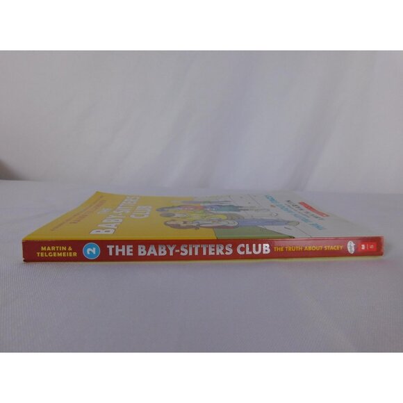 The Baby-Sitters Club The Truth About Stacey Graphic Novel Raina Telgemeier Book - Picture 2 of 5